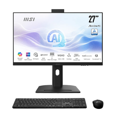 کامپیوتر All in One ام اس آی 27 اینچی مدل Modern AM273QP AI 1UM Core Ultra 5 125H 16GB 1TB 