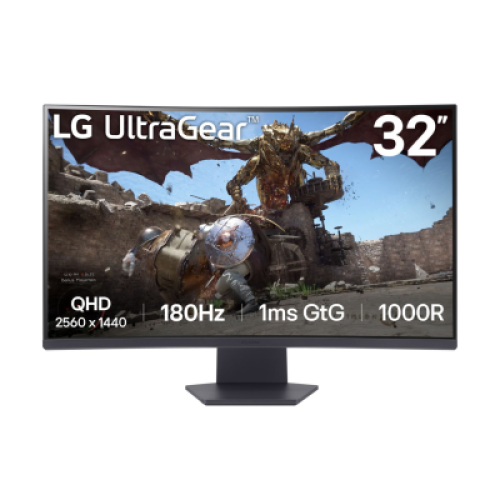 مانیتور گیمینگ ال جی مدل 32GS60QC-B سایز 32 اینچ