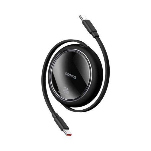 کابل شارژ جمع شونده USB-C به USB-C باسئوس مدل Baseus Free2Draw Mini Retractable توان 100 وات طول 1 متر با گارانتی 24 ماهه شرکتی