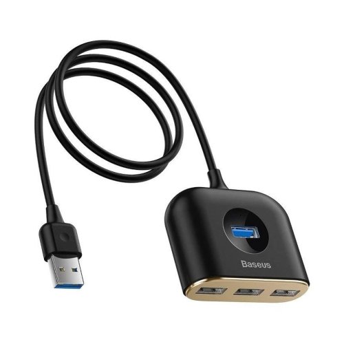 هاب 4 پورت USB باسئوس مدل Baseus Square Round با گارانتی 24 ماهه شرکتی