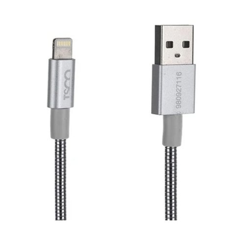 کابل شارژ USB به لایتنینگ تسکو مدل TSCO TCI27 طول 1 متر با گارانتی 12 ماهه شرکتی