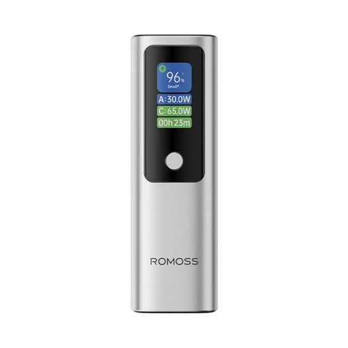 پاوربانک 10000 میلی آمپر روموس 130 وات مدل Romoss PPU10-128 به همراه کابل USB-C به USB-C با گارانتی 12 ماهه شرکتی