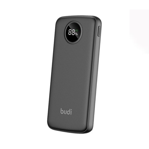 پاوربانک بودی 10000 میلی آمپر 22.5 وات مدل Budi PB820B1 با گارانتی ۱۸ ماهه شرکتی (۶ ماه تعویض)