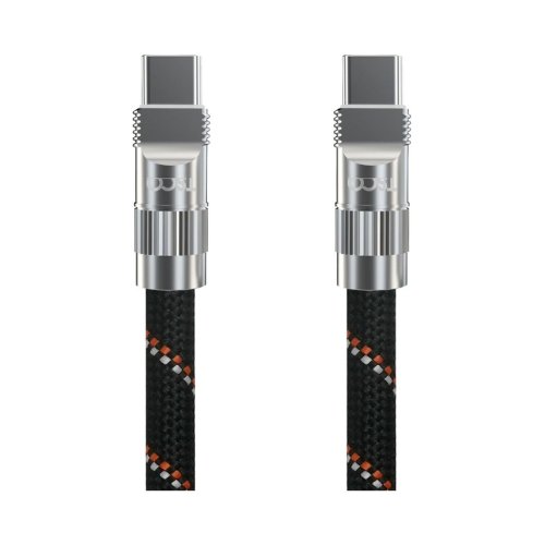 کابل شارژ USB-C به USB-C تسکو مدل TSCO TCPD714 طول 1.2 متر با قابلیت استفاده به عنوان آویز گردنی با گارانتی 12 ماهه شرکتی
