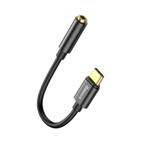 کابل USB-C به AUX مادگی باسئوس مدل  Baseus Type-C Male to 3.5mm Female Adapter CATL54 گارانتی 24 ماهه شرکتی