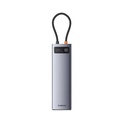 هاب 11 پورت USB-C باسئوس مدل Baseus Metal Gleam Series BS-OH147 با گارانتی 24 ماهه شرکتی